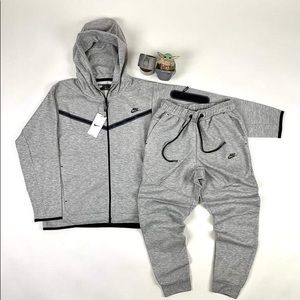 Nike Tech Gray Sweat Suit Men